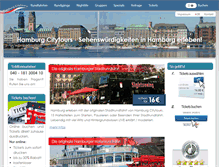 Tablet Screenshot of hamburg-citytours.de